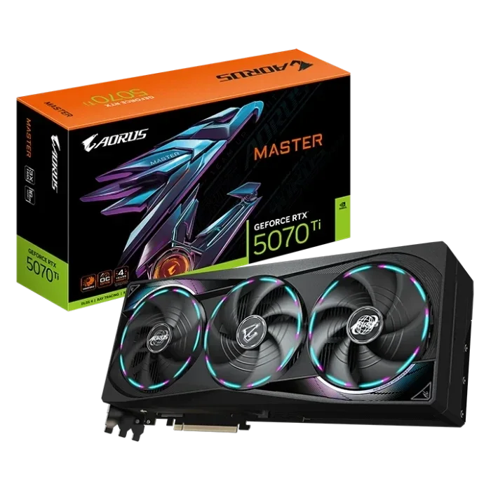 Gigabyte AORUS GeForce RTX 5070 Ti MASTER 16G Graphics Card
