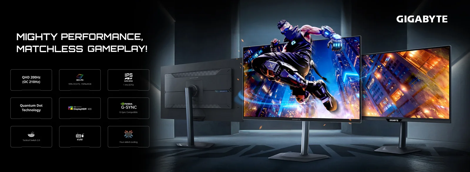Gigabyte M27Q2 QD 200Hz Gaming Monitor - Buy Now