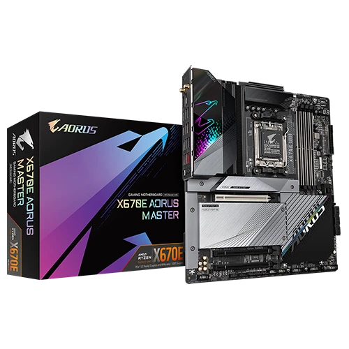 Gigabyte X670E Aorus Master ATX Motherboard