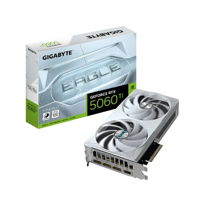 GIGABYTE GeForce RTX 5060 Ti EAGLE OC ICE 8G Graphics Card