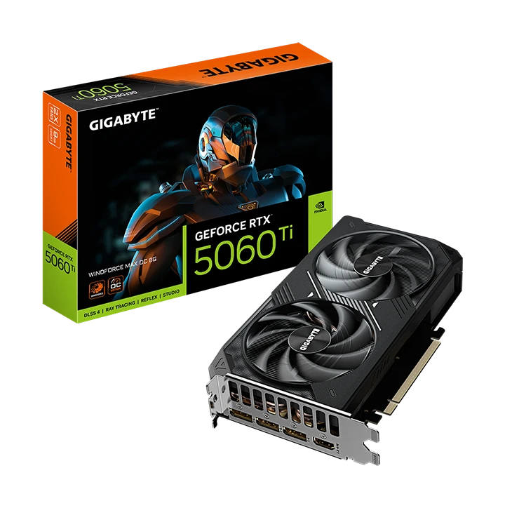 Gigabyte GeForce RTX 5060 Ti WINDFORCE MAX 8G Graphic Card