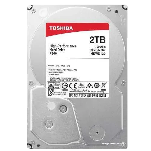 Toshiba P300 2TB 7200RPM Desktop Hard Drive