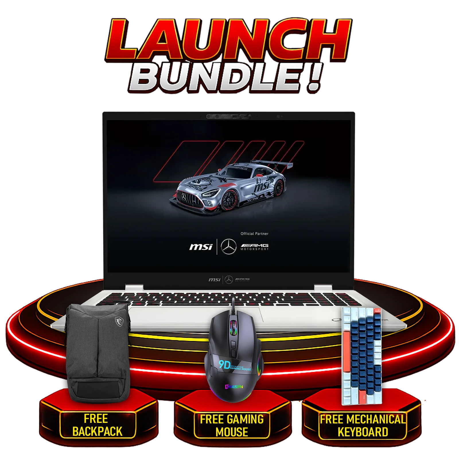 MSI PRESTIGE 16 AI+ MERCEDESAMG B2VMG INTEL CORE ULTRA 9 Laptop