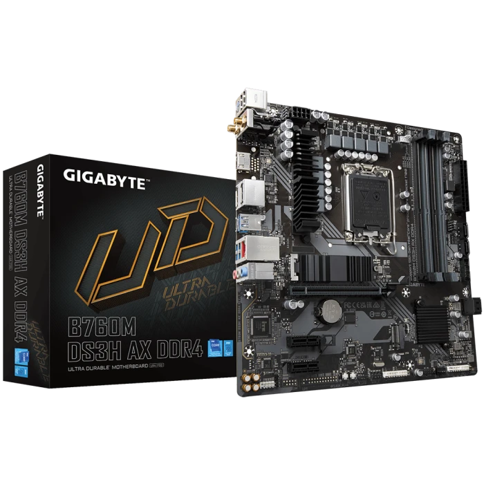 Gigabyte B760M DS3H AX DDR4 Motherboard (Wifi)