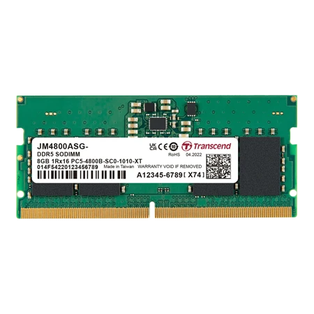 Transcend 8GB DDR5 4800MHz Laptop Ram