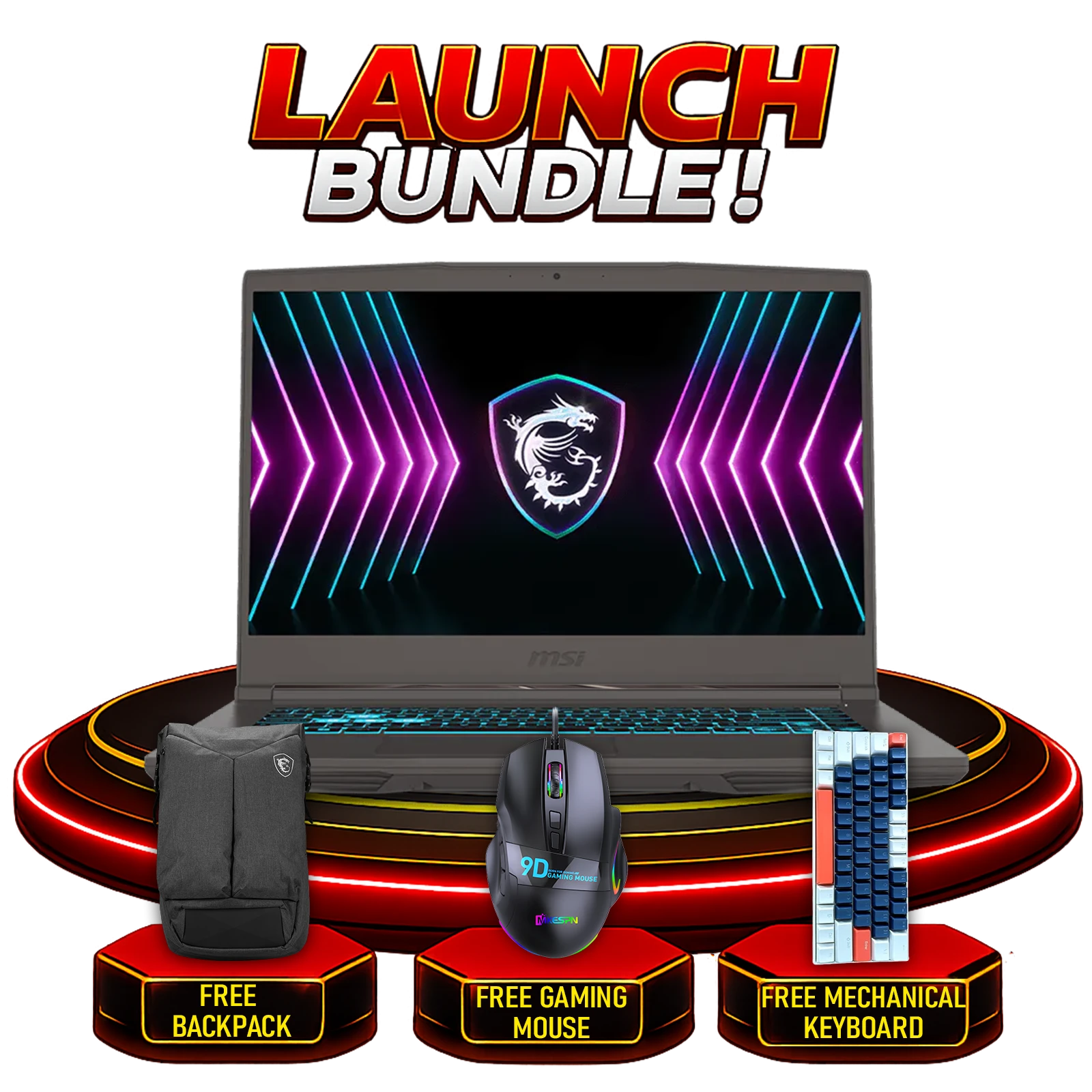 MSI Thin 15 B2RVE CORE 5 RTX 4050 6GB Gaming Laptop