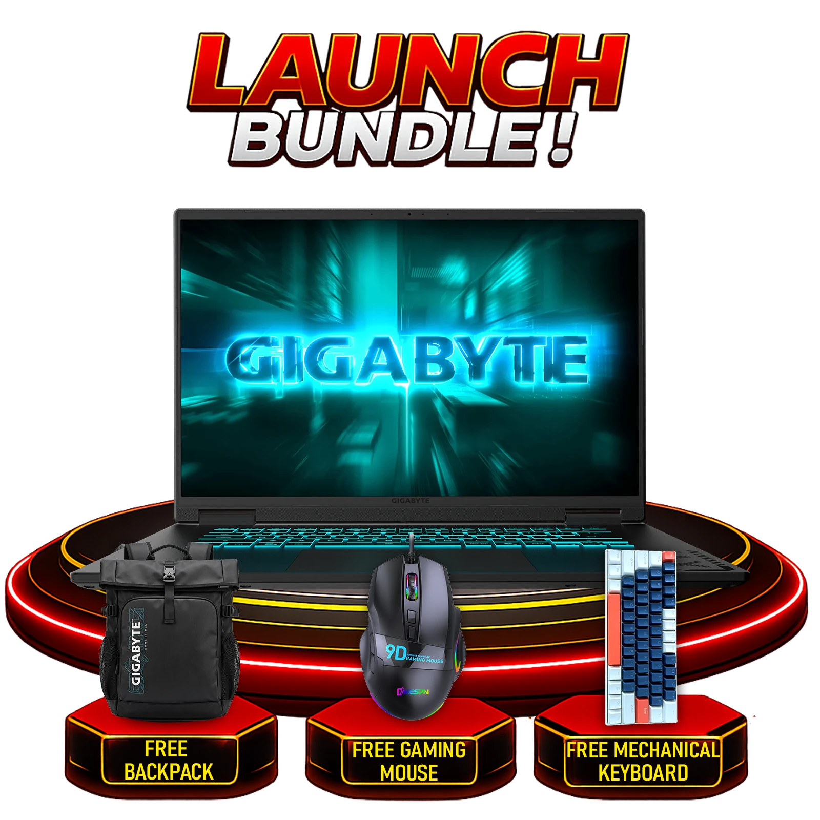 GIGABYTE GAMING A16 Core i7 16″ 165Hz RTX 4050 6GB (1TB)