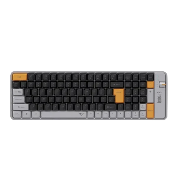 Alcatroz Tetriz Air 3 Multi-Device Rechargeable Keyboard -Black