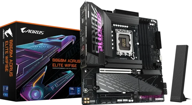Gigabyte B860M AORUS ELITE WIFI6E Gaming Motherboard
