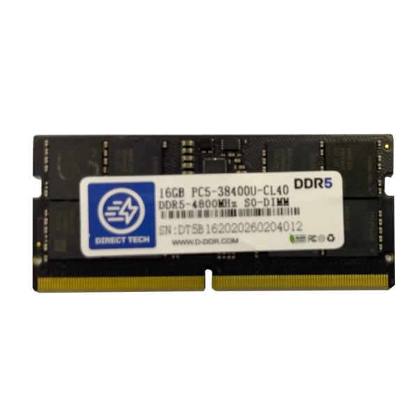 DIRECT TECH 16GB DDR5 4800MHz SO-DIMM LAPTOP RAM