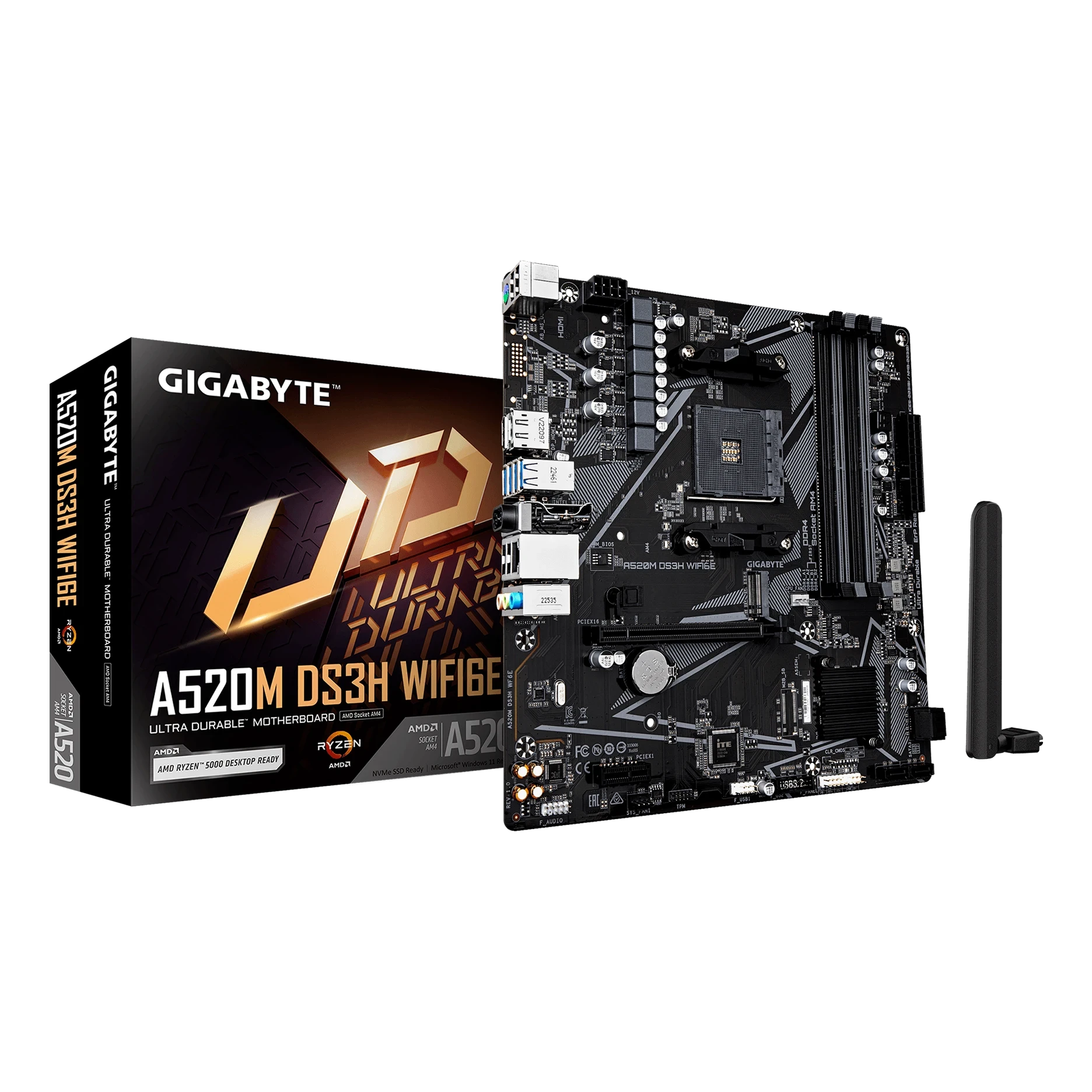 Gigabyte A520M DS3H WIFI6E Motherboard