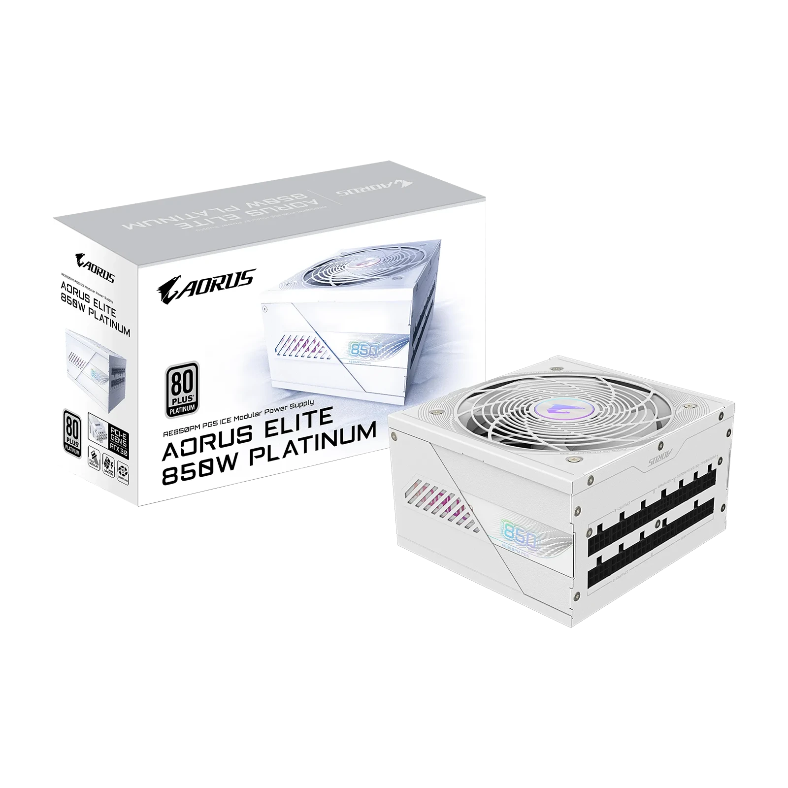 AORUS ELITE P850W 80+ Platinum Modular ICE Power Supply