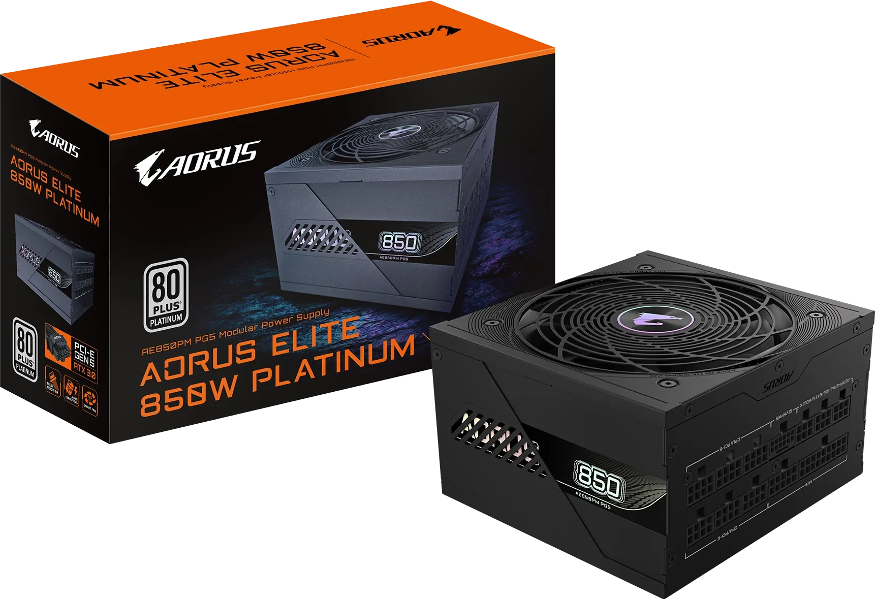 AORUS ELITE P850W 80+ Platinum Modular Power Supply