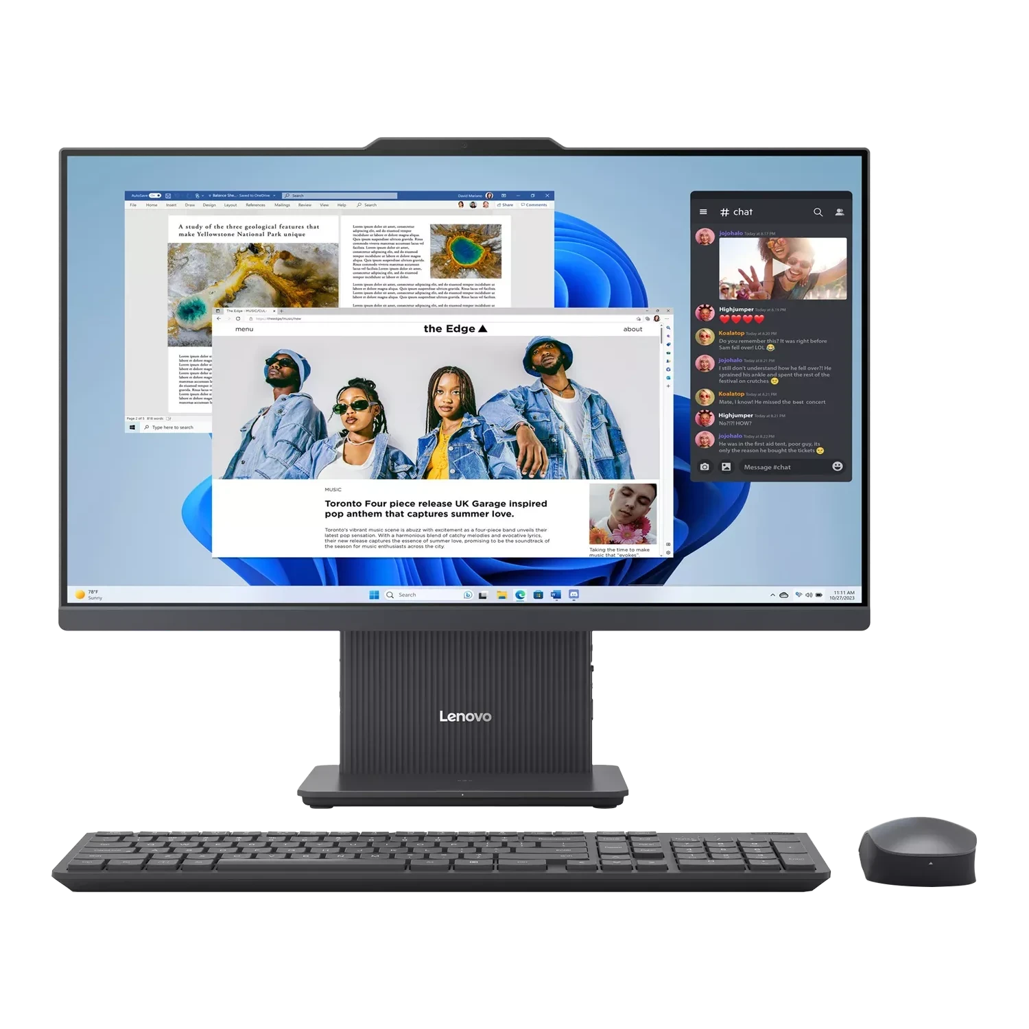 Lenovo IdeaCentre AIO 24ARR9 Ryzen 5 All in One Computer